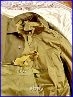 Uniform Military Soviet Military Field Uniform Soldier USSR Original S. 50-54-4