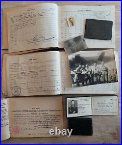 Unique Archive Soviet Military Pilot. Period 1936-1954. USSR Original