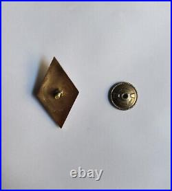 Ussr Soviet Military Rhombus General Staff Gold Plated