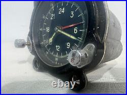 VERY RARE military aviation watch of the USSR daily 55m daily 24 hours work