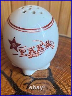 Very RARE, military collectible salt / pepper shaker, 1918-1922, USSR