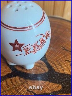 Very RARE, military collectible salt / pepper shaker, 1918-1922, USSR