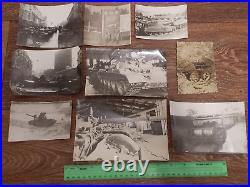 Vintage Art Photo USSR Tank Kantemirovskaya division cannon Gun Military Set 9