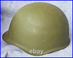 Vintage Original 1948 Soviet Russian Army Military Field Steel Combat Helmet