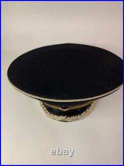 Vintage Russian Military Officer High Rank Hat Cap Navy Soviet Russia USSR