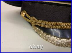 Vintage Russian Military Officer High Rank Hat Cap Navy Soviet Russia USSR