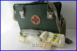 Vintage Russian Soviet USSR Military Medic FIRST AID KIT bag