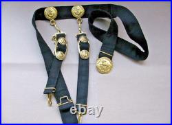 Vintage Soviet Military Navy Officer's Belt With Suspensions for a Dirk USSR