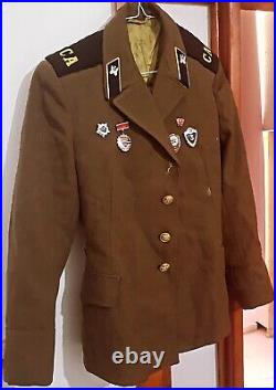 Vintage Soviet Military Uniform Jacket Officer USSR Original