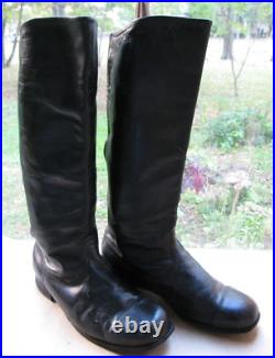 Vintage Soviet Officer's Chrome Boots Uniform Red Army Military Size 42 USSR