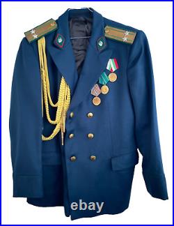 Vintage Soviet USSR Air Force Military Officer Uniform with Jacket Shirt