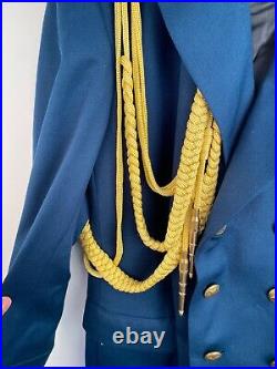 Vintage Soviet USSR Air Force Military Officer Uniform with Jacket Shirt