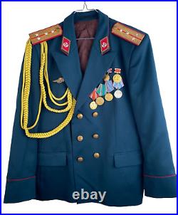 Vintage Soviet Union Military Infantry Officer Dress Uniform Jacket Pants Shirt