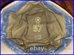 Vintage Soviet Union Russian Military Hat with 19 Pins USSR Patches 1990 #57