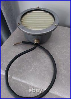 Vintage USSR Military Airport Soviet Army Lamp Soviet Industrial Lamp Rare