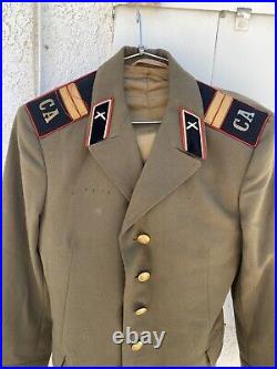 Vintage USSR military uniforms Jacket Tankman Colonel Captain Officer