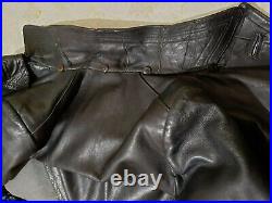 Vintage Women USSR military KGB NKVD leather coat uniform Stalin Era 1930-1940's