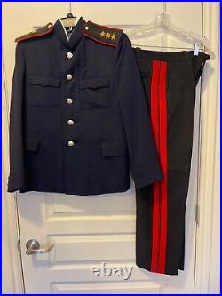 Vintage ussr military general colonel navy uniform