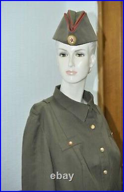 Vintage women military nurse uniform soviet female ukraine medical worker