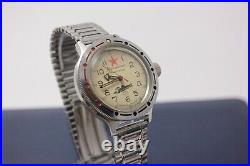 Vostok Komandirskie-Amphibian Soviet Navy Officer Military Mechanical Wristwatch