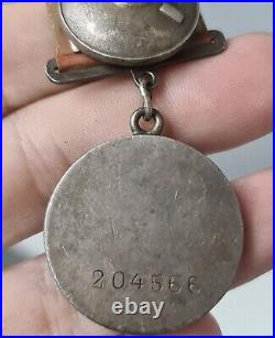 WW II SOVIET USSR Medal for Military Merit? 204566 Silver