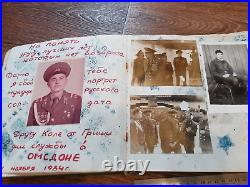 Weird Gay Interest Military Photo album USSR Soviet Army soldier uniform 1983