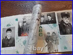 Weird Gay Interest Military Photo album USSR Soviet Army soldier uniform 1983